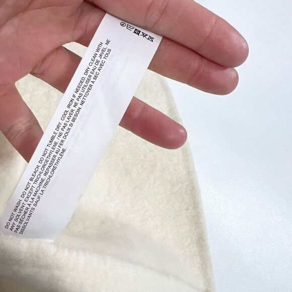 Theory Jacket Womens Medium EasyTown Coat Doubleface Wool Easter Lily Cashmere - Picture 4 of 11